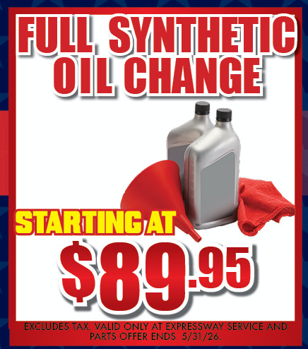 FULL SYNTHETIC OIL CHANGE