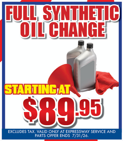 FULL SYNTHETIC OIL CHANGE
