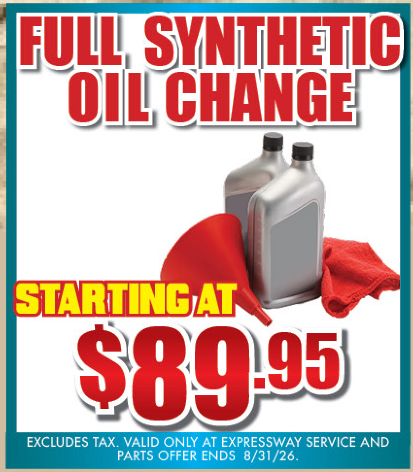 FULL SYNTHETIC OIL CHANGE