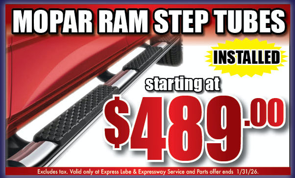 MOPAR RAM STEP TUBES