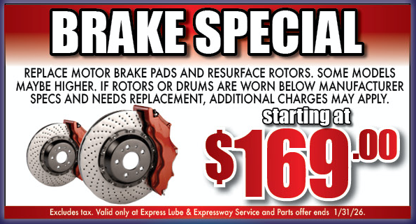 BRAKE SPECIAL