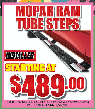 MOPAR RAM STEP TUBES
