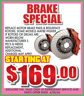 BRAKE SPECIAL
