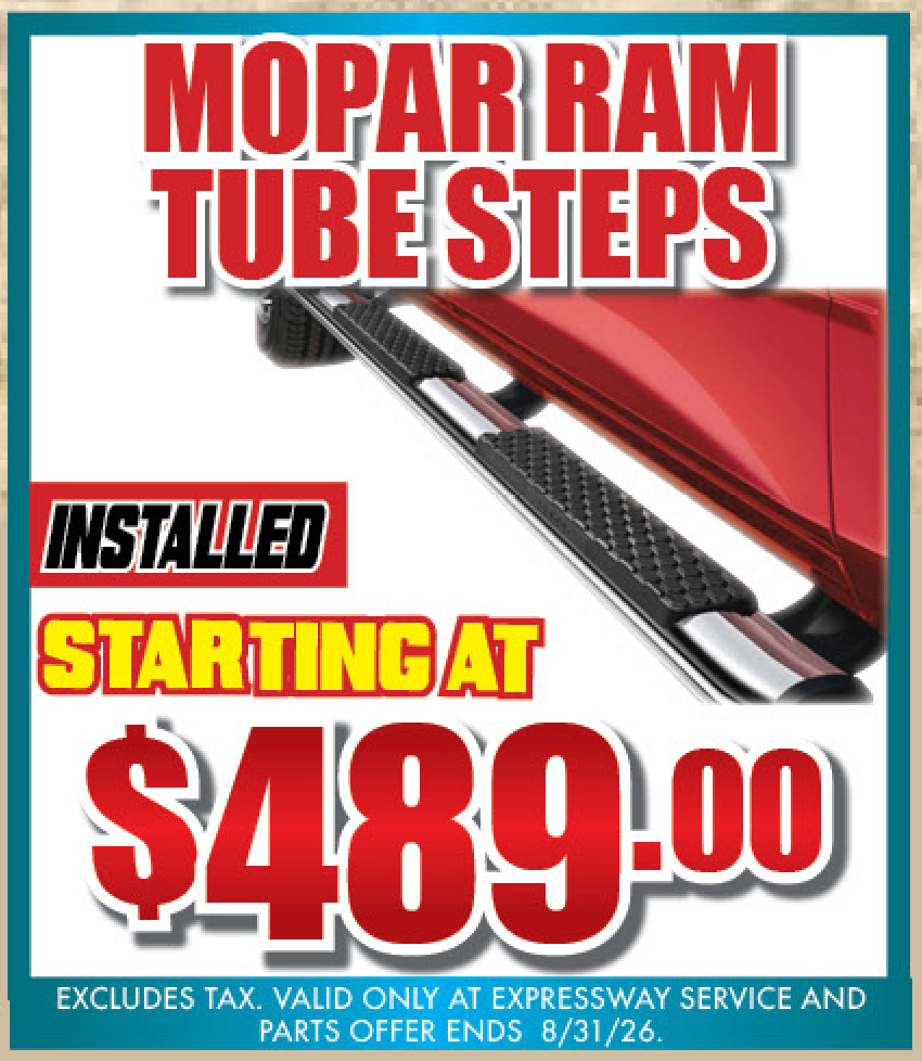 MOPAR RAM STEP TUBES