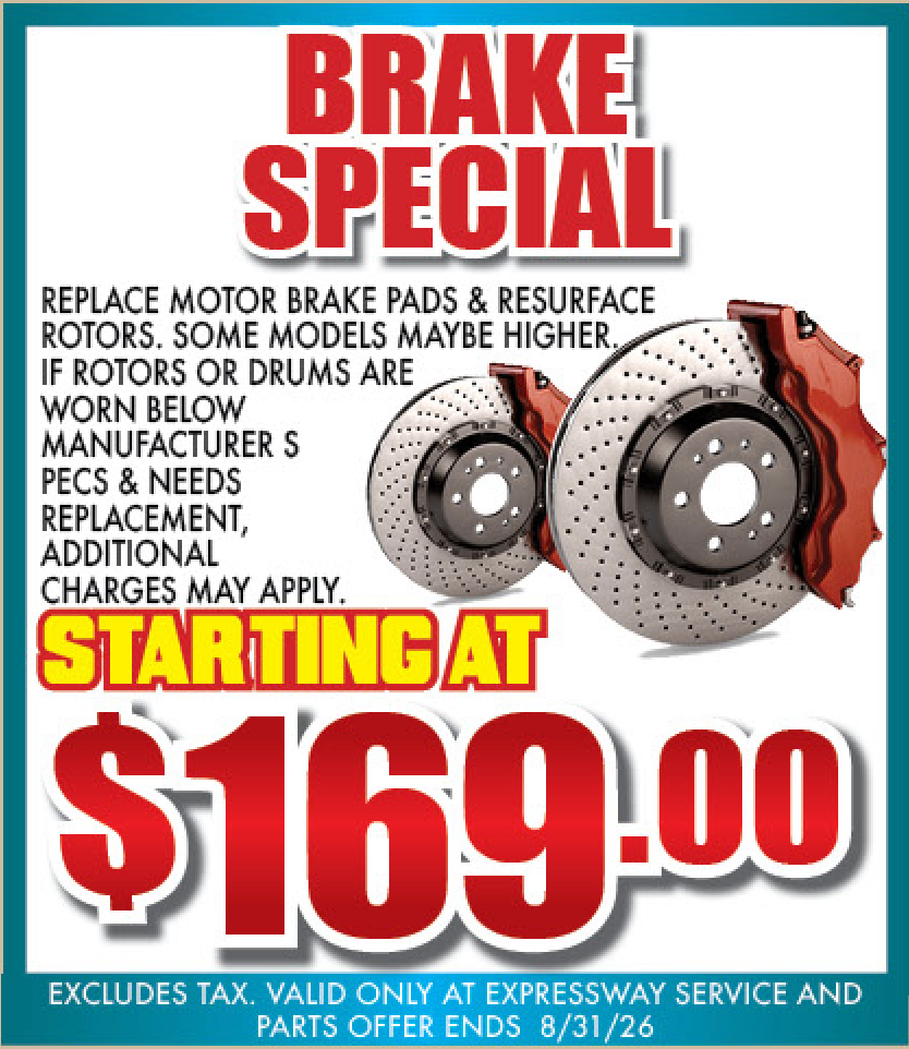 BRAKE SPECIAL