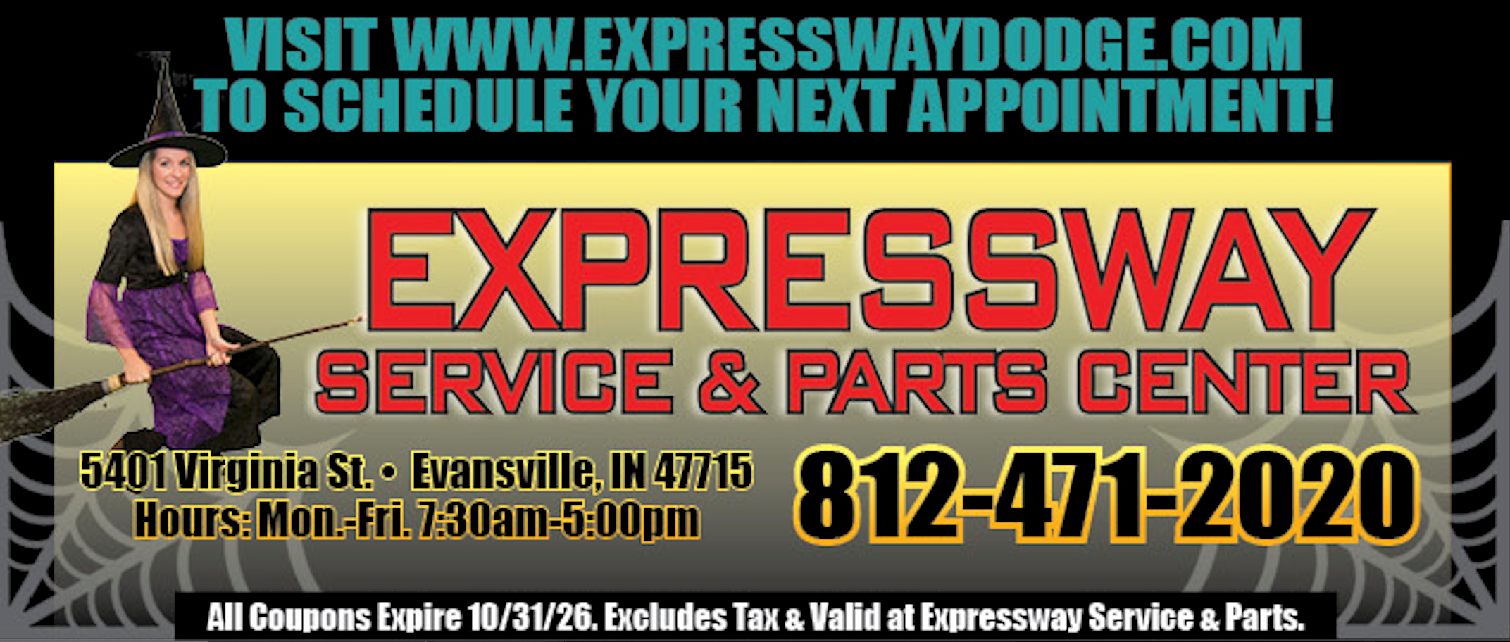 Current Print Ad at Expressway Dodge Inc in Evansville IN