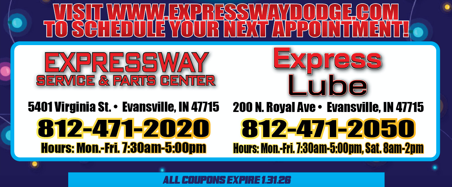 Current Print Ad at Expressway Dodge Inc in Evansville IN